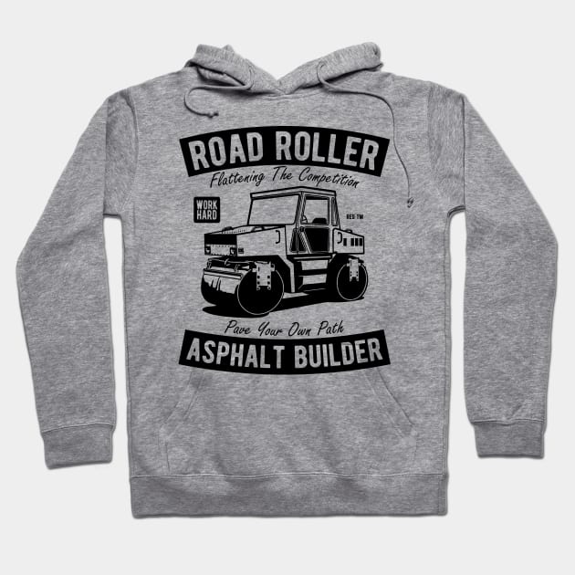 Road Roller Hoodie by JakeRhodes